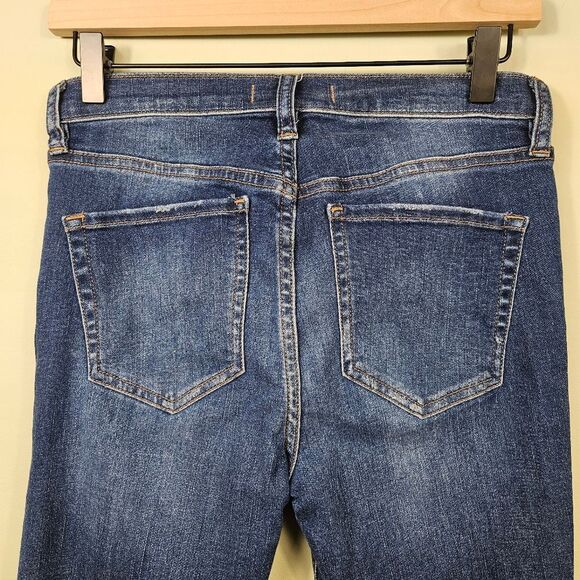 Free People Great Heights Frayed Skinny Jeans – Medium Blue Wash 27 - Picture 7 of 10